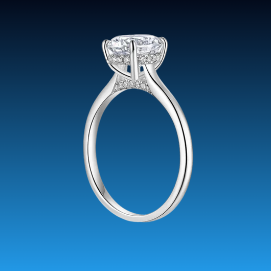 Lab Diamond VVS Moissanite Ring