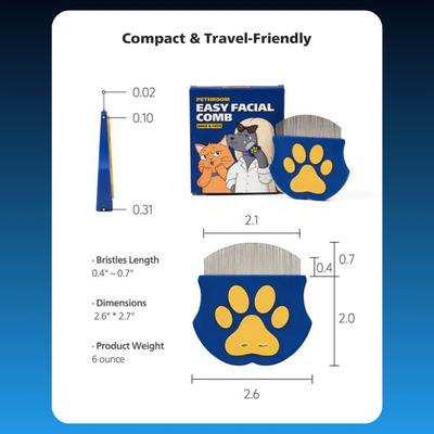 Facial Comb for Cats and Dogs