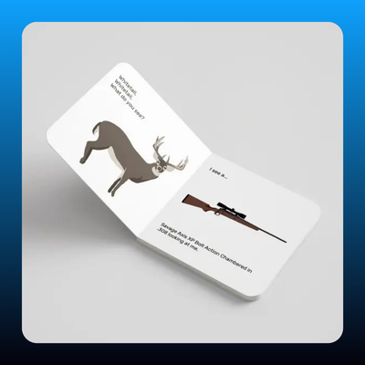 Mule Deer What Do You See Children's Educational Board Book