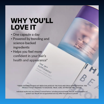 Hair Supplement for Stronger Denser Shinier Hair