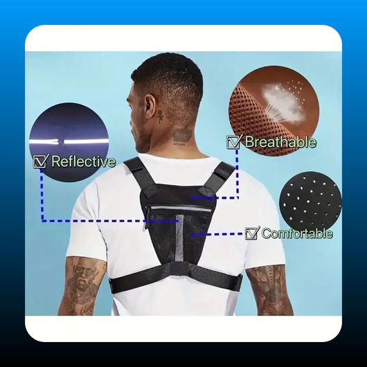 Black Tactical Chest Vest
