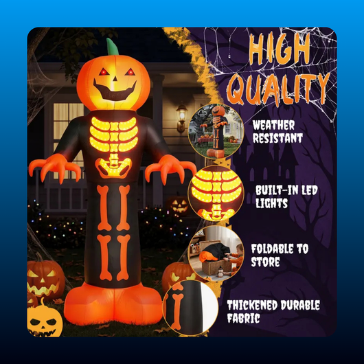 Giant Inflatable Pumpkin Head Reaper