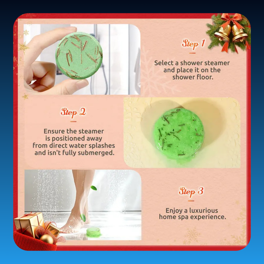 Aromatherapy Shower Bombs with Essential Oils (8 Pack)