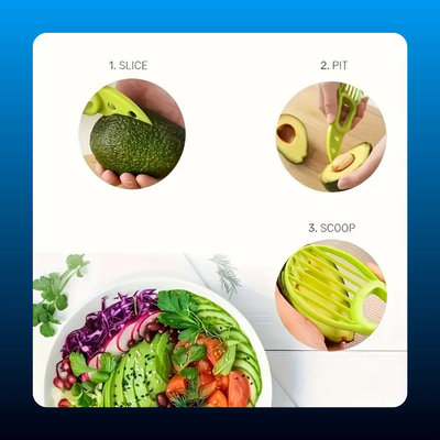 3-in-1 Avocado Slicer Tool