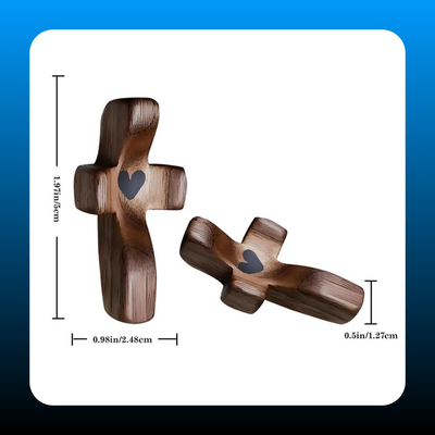 Wooden Cross Fidget (3 Pack)