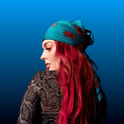 Rebel Rose Print Head Scarf