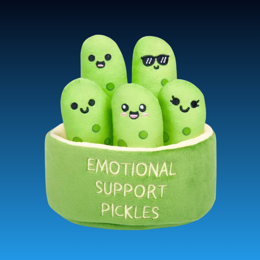 Emotional Support Pickle Plushies