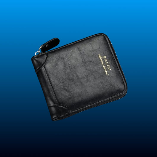 Zip Around Bifold Wallet with Coin Pocket