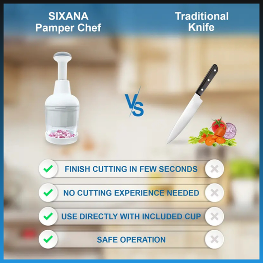 Press On Kitchen Food Chopper