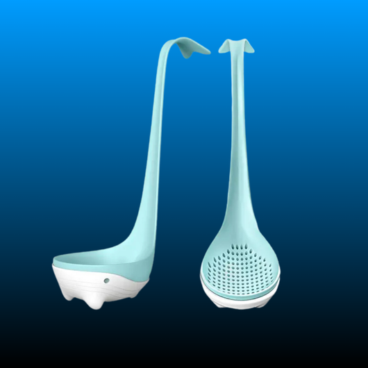 Whale-Shaped 2-in-1 Soup Ladle and Colander Set
