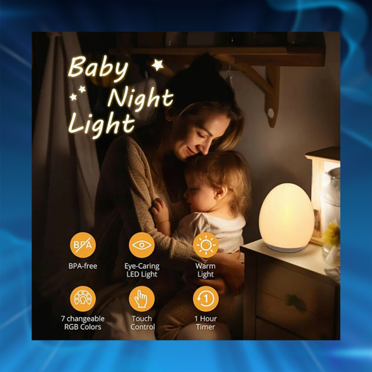 Egg Night Light for Nursery