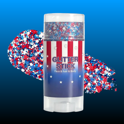 4th of July Face and Body Glitter Stick