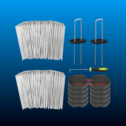 100pcs 6 Inch Hot-Dip Galvanized Landscape Staples