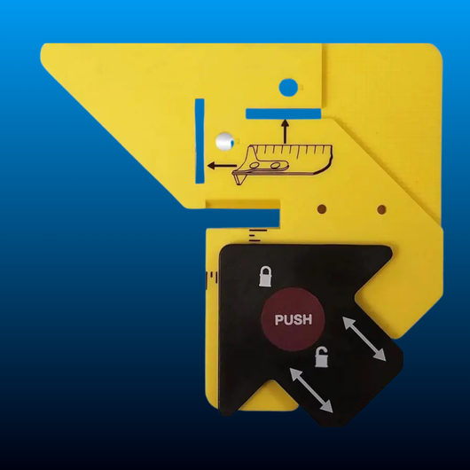 45-Degree Trim Gauge & Miter Guide Tool