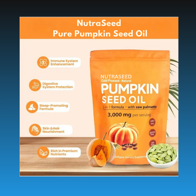 Natural Pumpkin Seed Oil Capsules