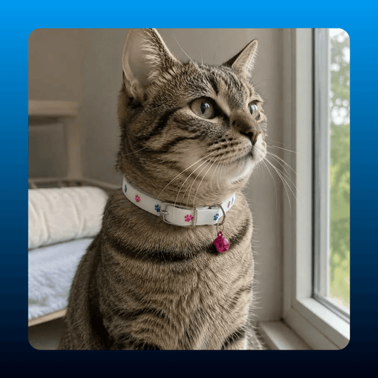 Glow-in-the-Dark Pet Collars (2 Pack)