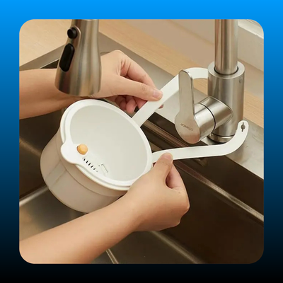 Faucet Mount Kitchen Sink Drainer