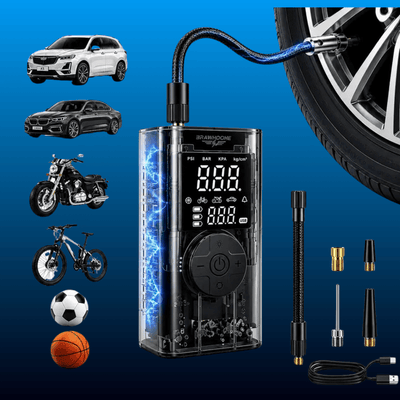 Portable Wireless Tire Inflator with Digital Gauge