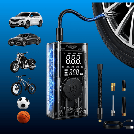 Portable Wireless Tire Inflator with Digital Gauge