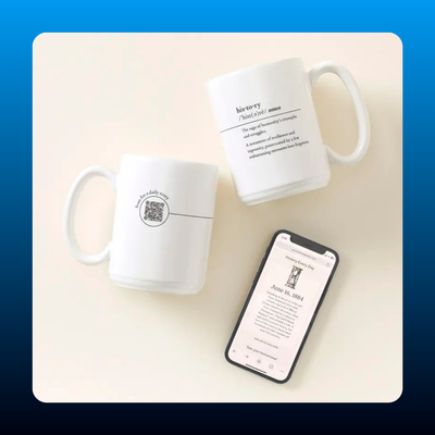 History Every Day Interactive QR Mug