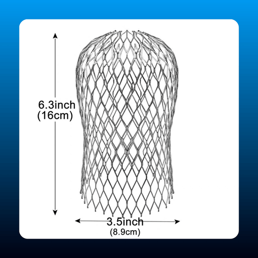 Expandable Metal Downspout Strainer