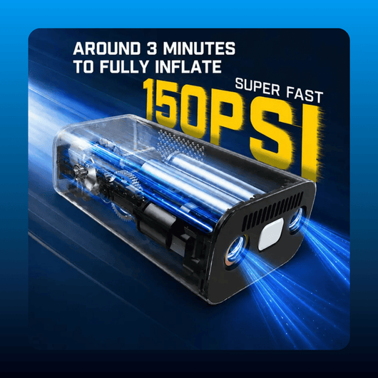 Portable Wireless Tire Inflator with Digital Gauge