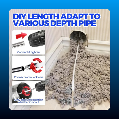 Dryer Vent Cleaning Kit, 30 Feet