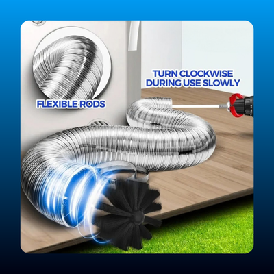 Dryer Vent Cleaning Kit, 30 Feet