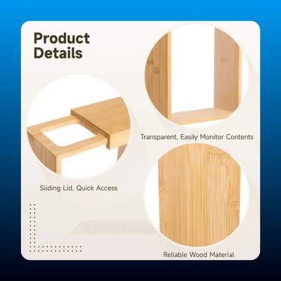 Bamboo Dry Goods Storage Containers