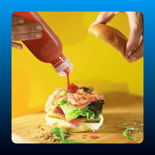 Condiment Squeeze Bottles (6 Piece Set)