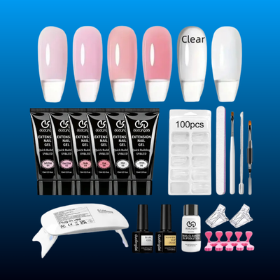 Professional Poly Gel Nail Kit
