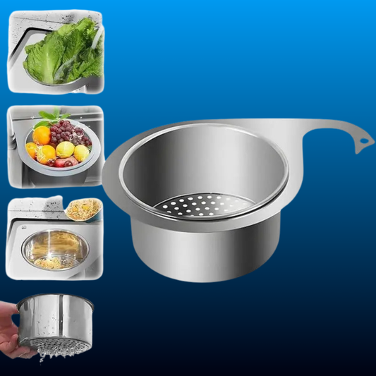 Stainless Steel Swan Sieve with Handle