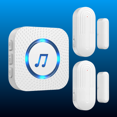 Wireless Door Sensor (Chime When Door Opens)