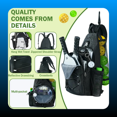 Backpack With Integrated Hook Crossbody Satchel