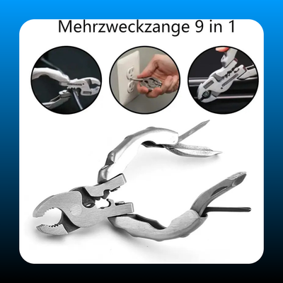 Stainless 9-in-1 Multi-Tool Keychain Kit