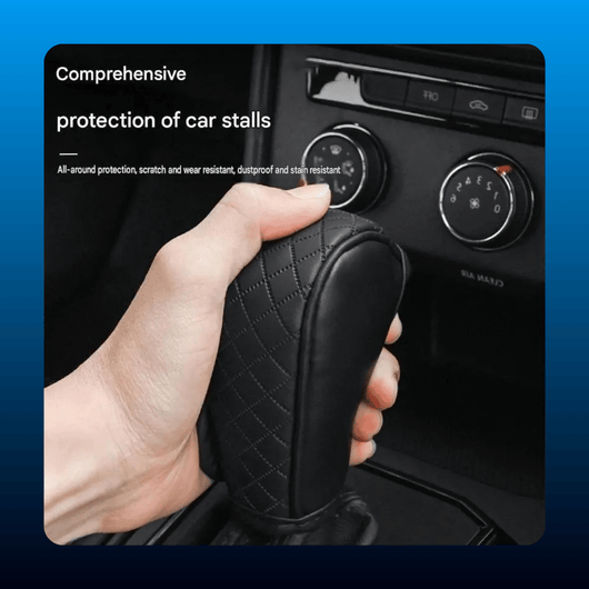 PU Leather Gear Shift Knob Cover