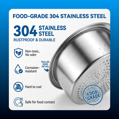 Stainless Steel Swan Sieve with Handle