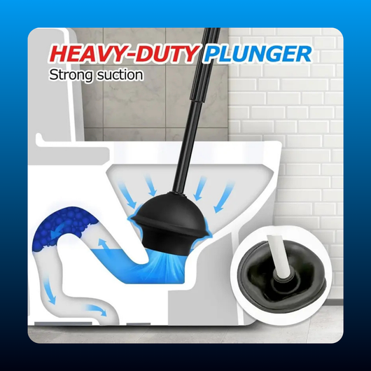 2 in 1 Toilet Plunger and Brush Set