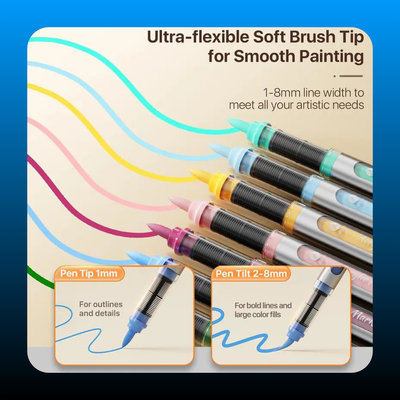 Colors Acrylic Paint Markers Set