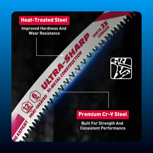 Reciprocating Saw Blade Set with Japanese Tooth Pattern