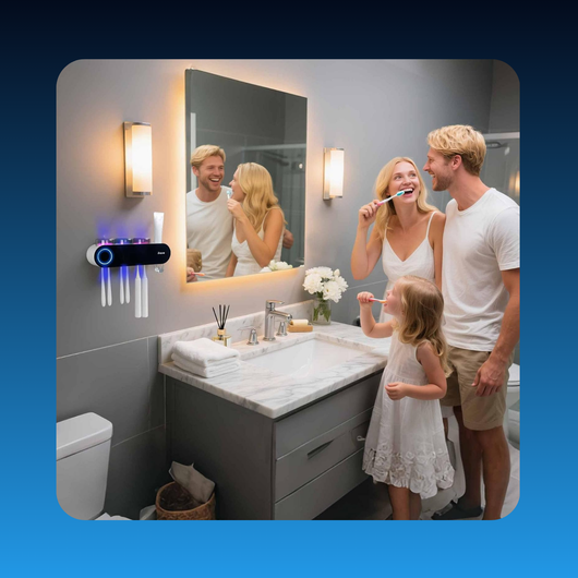 UV Disinfectant Toothbrush Holder