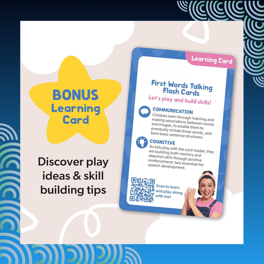 First Words Talking Flash Cards with Electronic Reader
