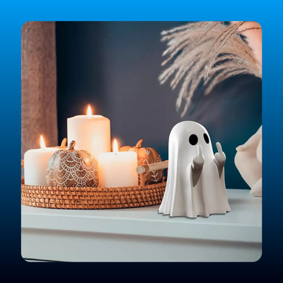 Cheeky Ghost Resin Figurine
