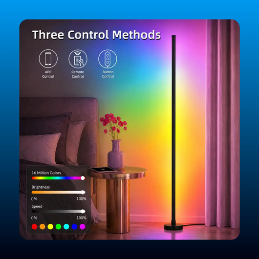 Smart RGB Corner Floor Lamp