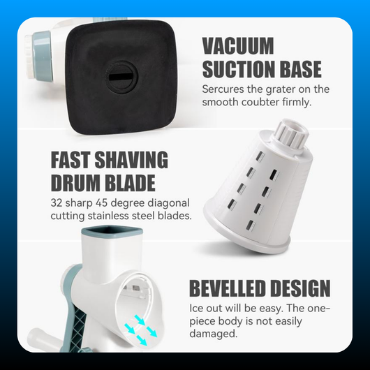 Hand Crank Plastic Ice Shaver