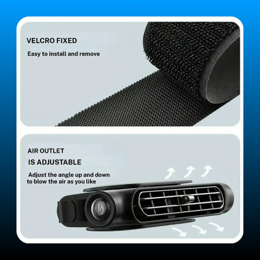 USB Plug in Car Seat Fan