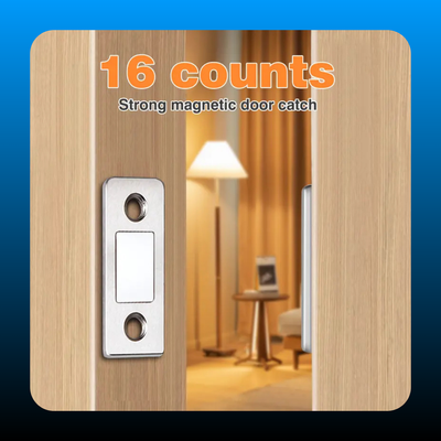 Cabinet Magnetic Catch without Punching