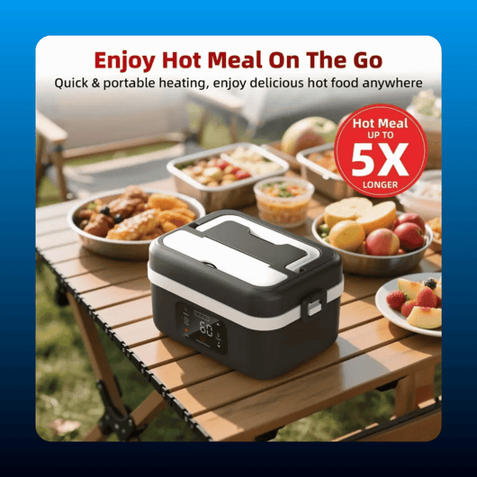 Cordless Self-Heating Electric Lunch Box