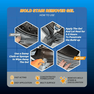 Heavy Duty Mold Remover Gel with Brush