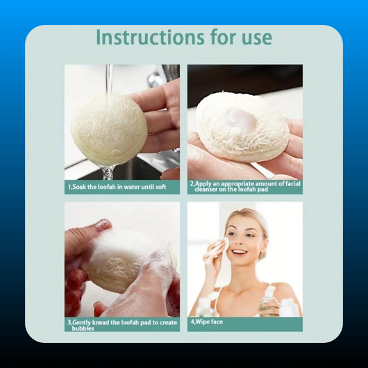 Natural Loofah Slices (10 Pack)